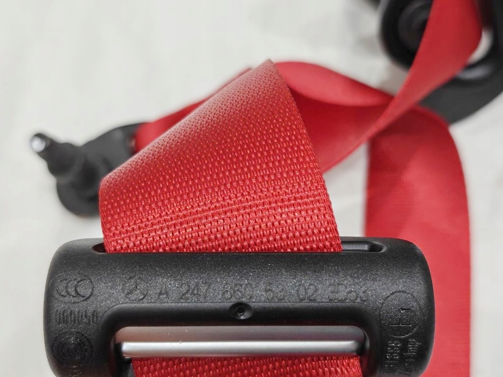 фото №5, Mercedes b klasa w247 / glb przedniepasy bez доводчик europa червоні