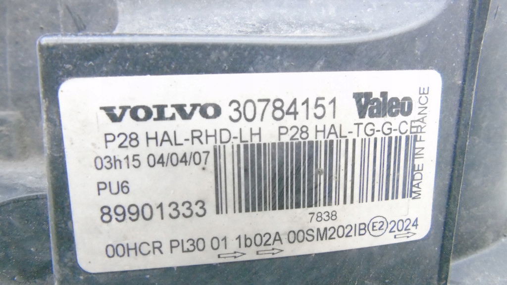 фото №6, Лампа левый перед левая volvo xc90 i lift 30784151