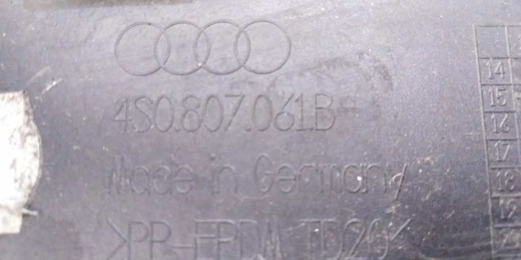 фото №8, Audi r8 4s спойлер бампера перед 4s0807061b