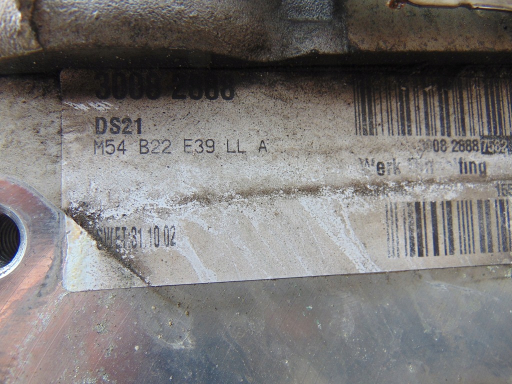 Купити Двигун bmw 5 e39 2.2 бензин 226s1 m54 europa