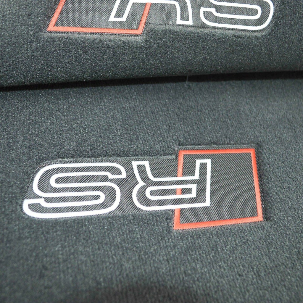 фото №8, Коврики напольные чёрный красный audi rs4 avant 8w 2018 оригинальный