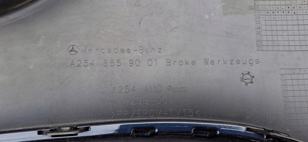 фото №11, Mercedes glc w254 x254 amg бампер задняя накладка a2548859001 a2548850502