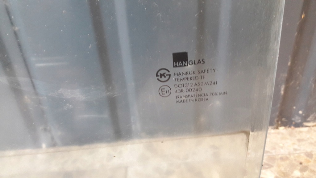 фото №7, Стекло дверь левый задняя hyundai trajet