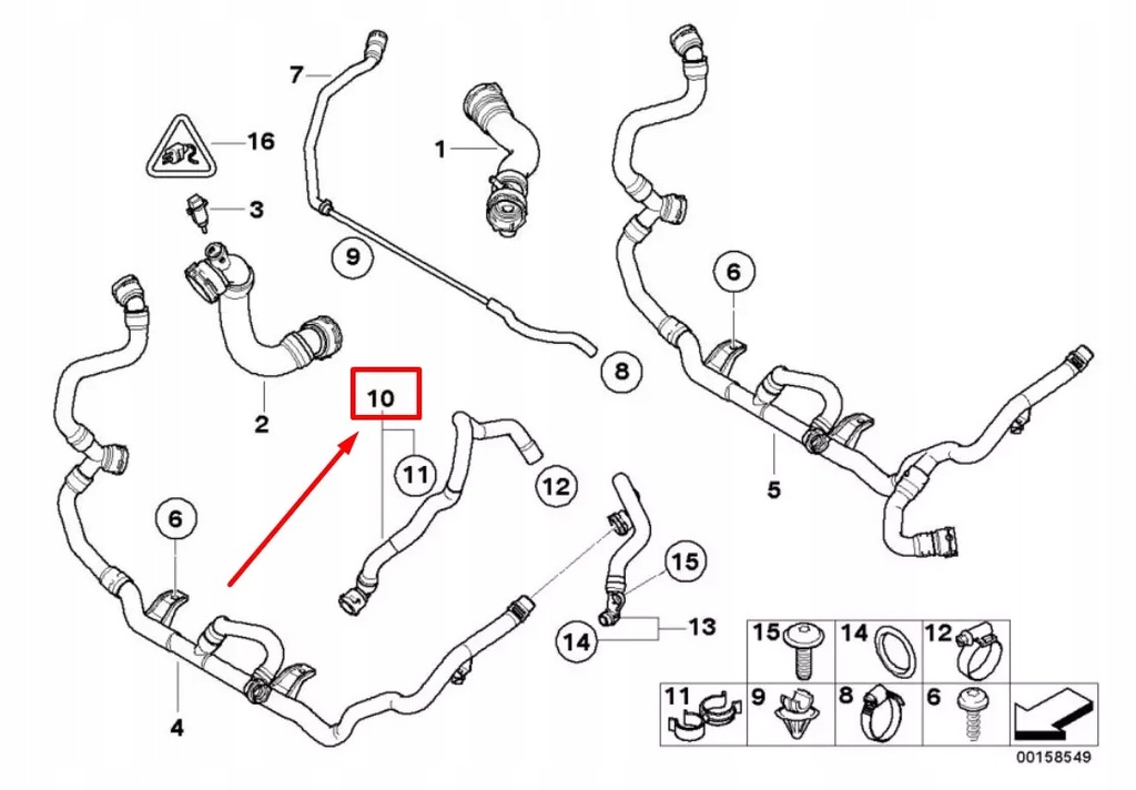 фото №8, Bmw z4 e89 engine-transmission oil кулер шланг 7526941 11537526941 oem