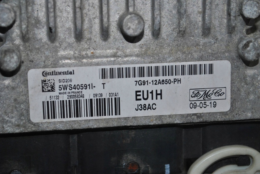 фото №6, Бортовой компьютер двигателя ford mondeo mk4 7g9112a650ph