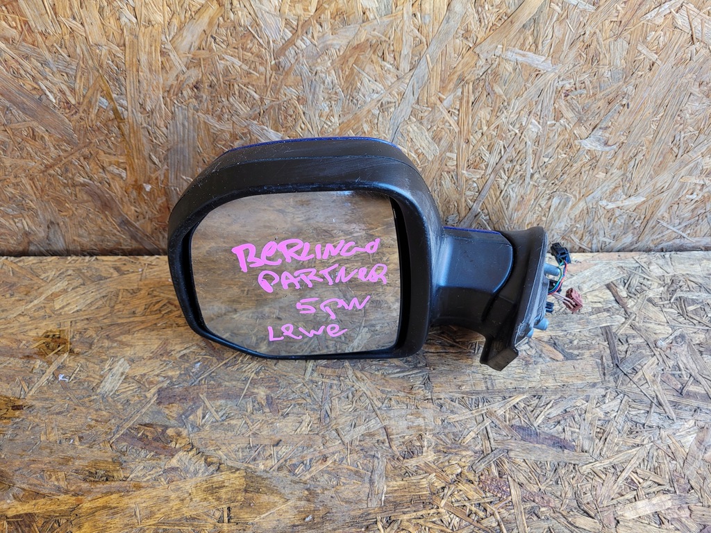 фото №1, Зеркало наружное левая citroen berlingo partner iii 5pin