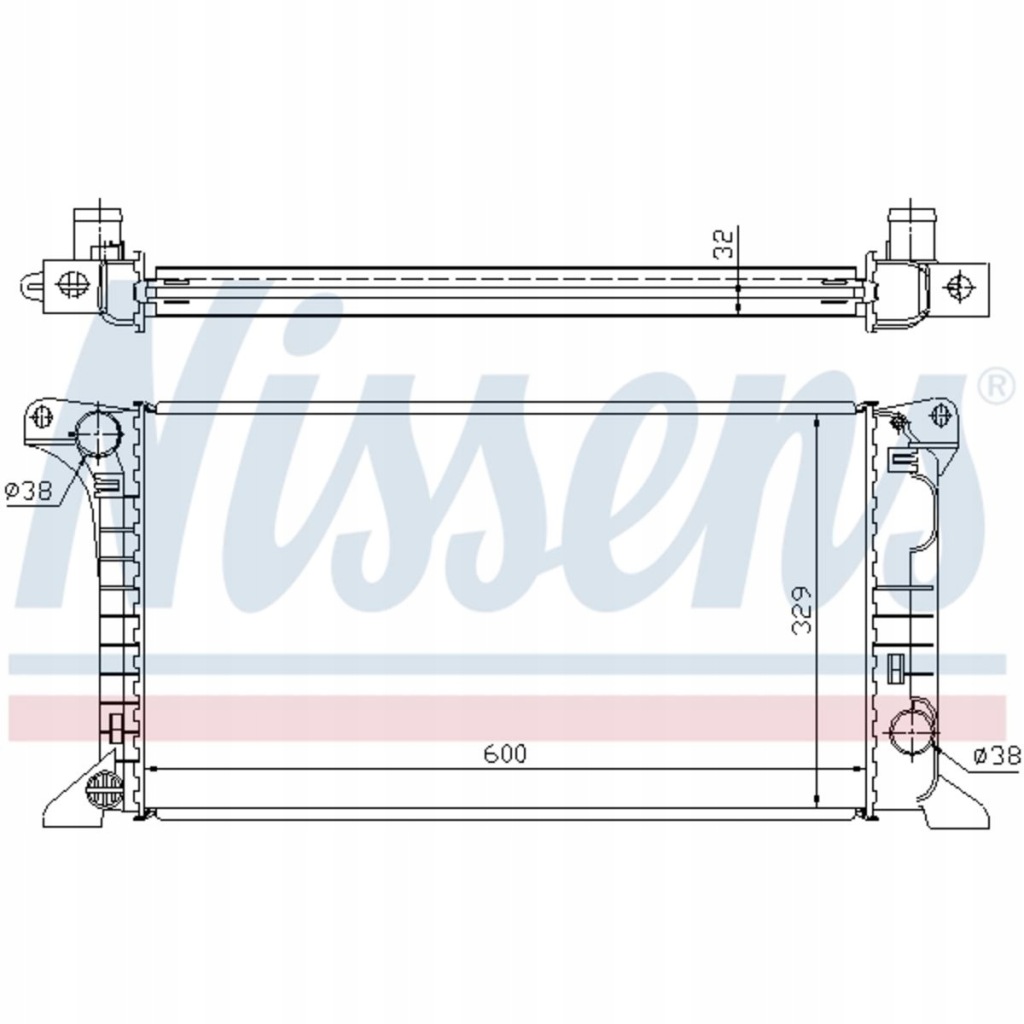 Купить Радиатор воды ford transit ford transit 85-92