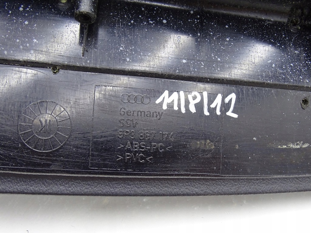 фото №6, Подлокотник обшивка пассажира правый audi a3 8p 3d