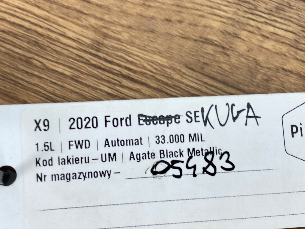 фото №5, Шланг труба wąż wody ford escape kuga mk3 2020+ usa