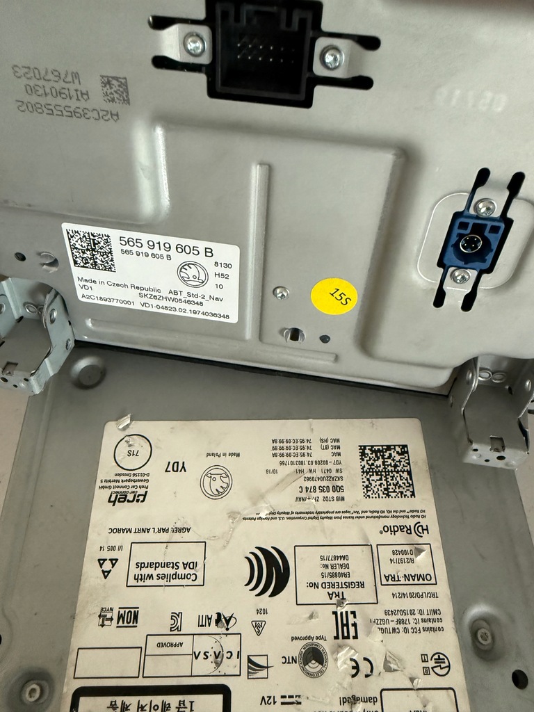 фото №16, Skoda kodiaq karoq радио навигация мультимедиа mib2 dab 5q0035874c