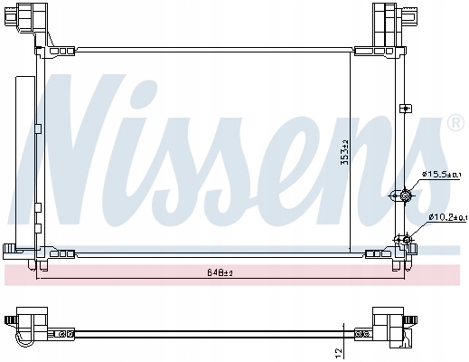 фото №10, Радіатор кондиціонера nissens 941149