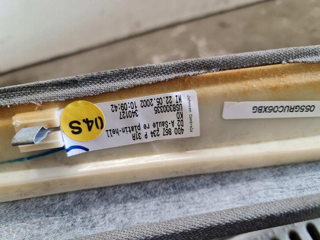 фото №13, Защита стойка podsuitki audi a8 d2 long 4d0867234p