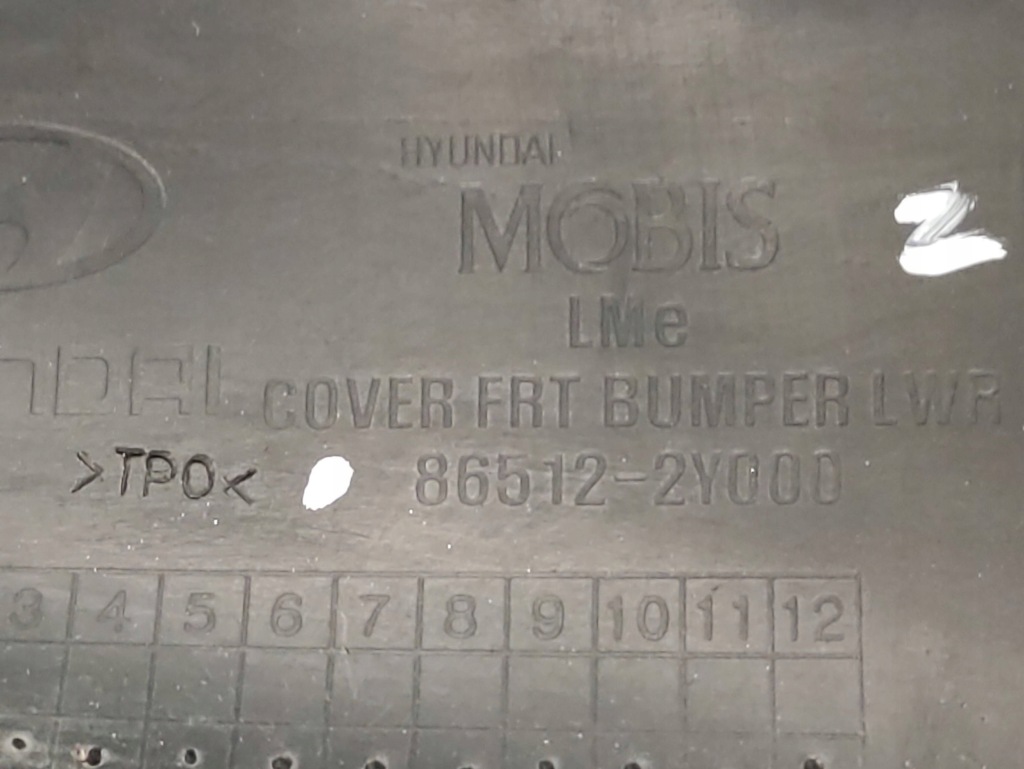 фото №11, Hyundai ix35 накладка спойлер бампера перед 865122y000