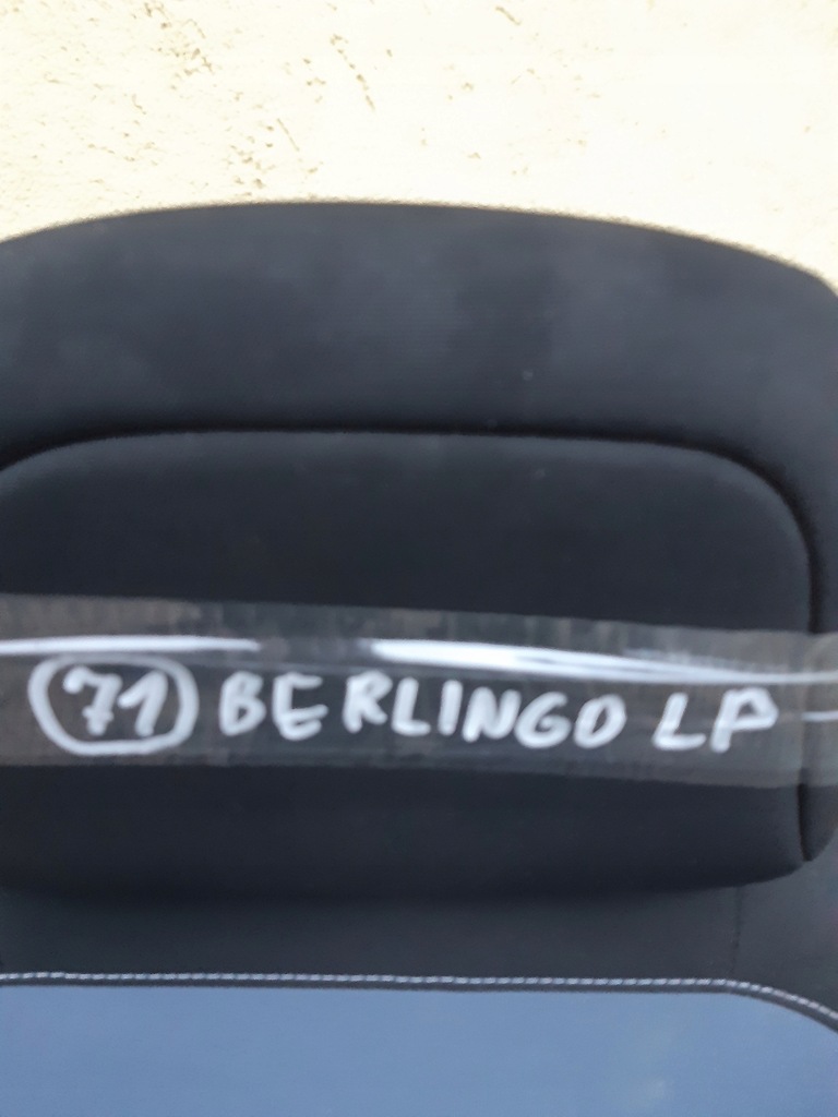 фото №5, Сиденье левый перед citroen berlingo iii