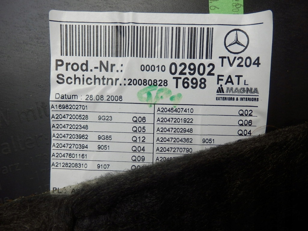 фото №6, Mercedes glk обшивка дверь левый перед передний