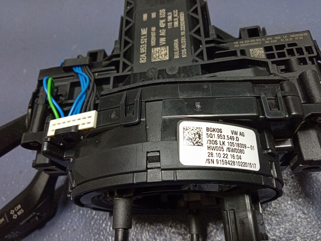 фото №6, Audi q4 e-tron перемикач комбінований стрічка 82a953521me