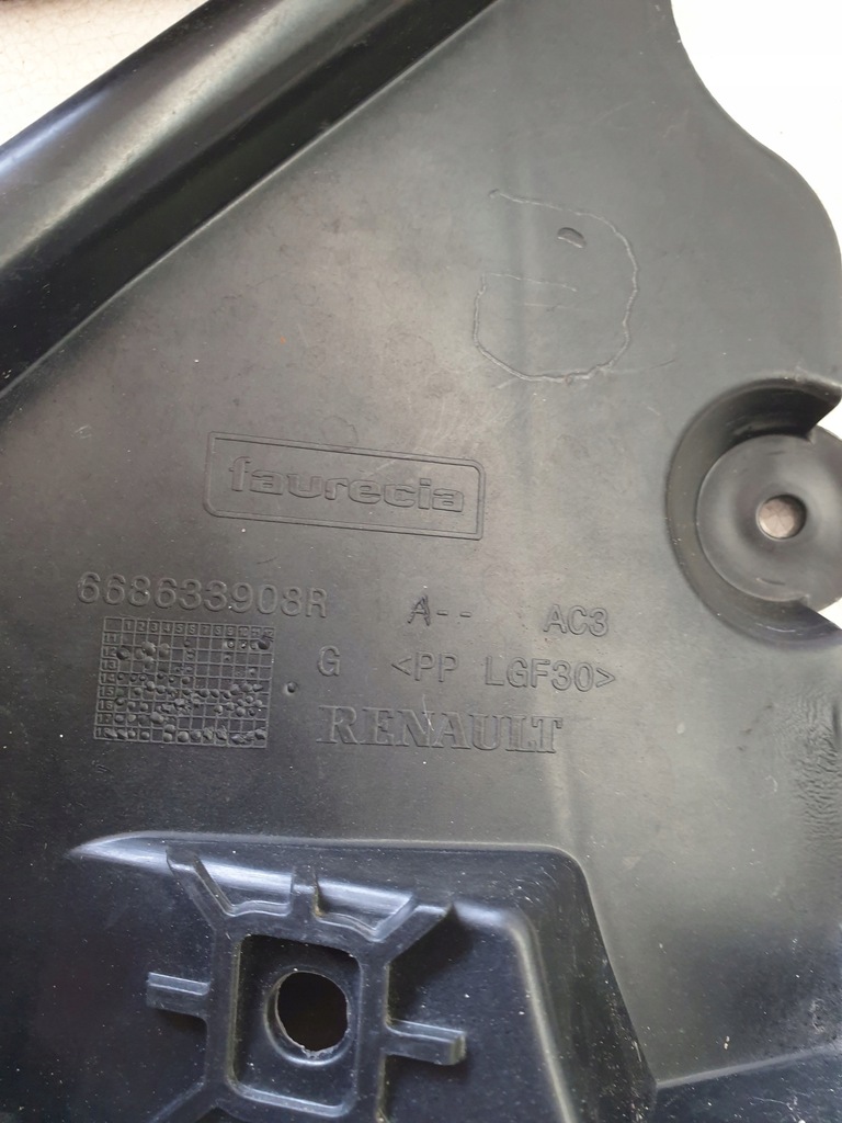фото №7, Renault zoe ii 19- жабо нижня частина 668102854r 668628391r 668638908r
