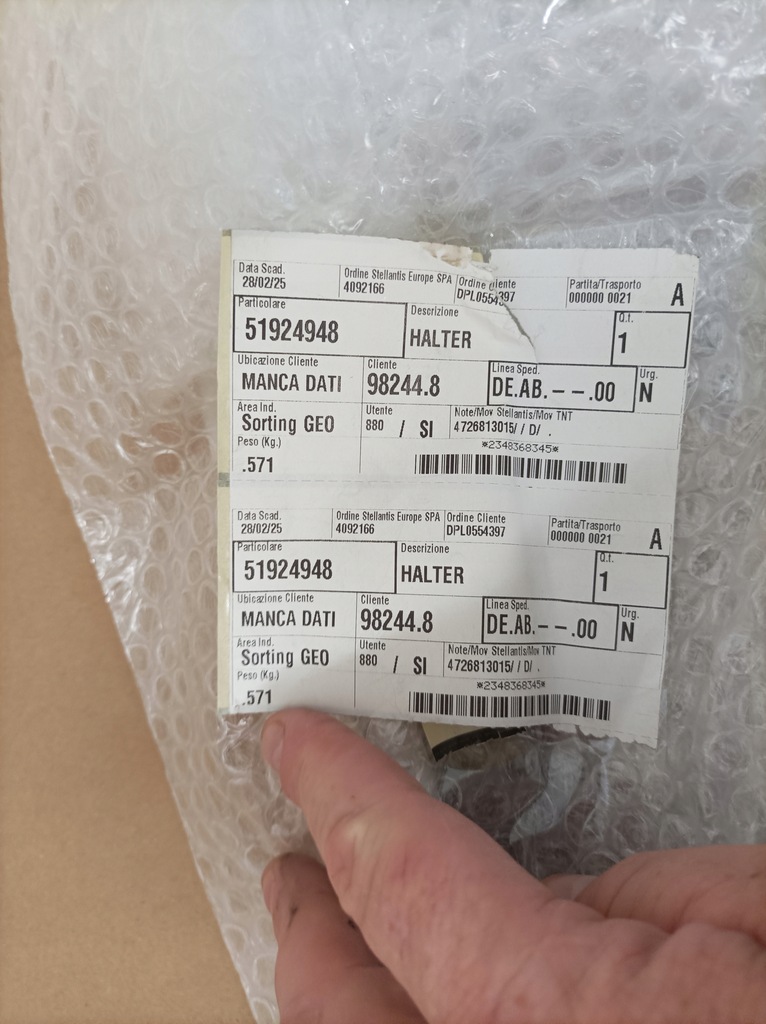 фото №6, Fiat 500 l направляющая бампера задняя 51885879