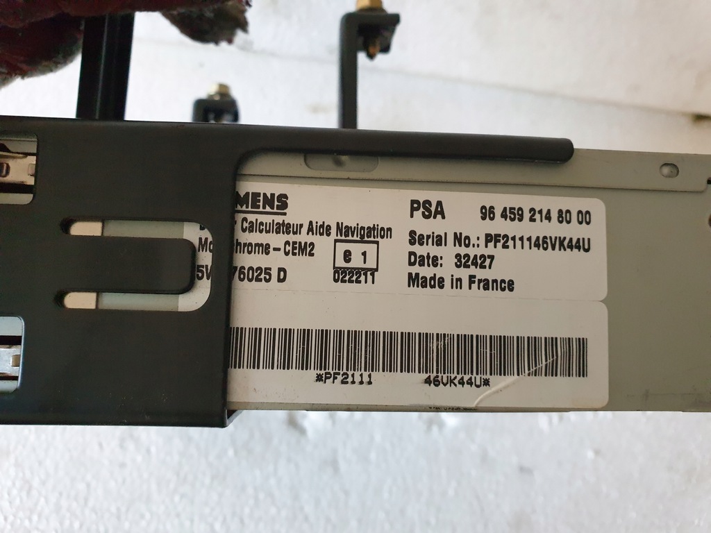 фото №7, Считыватель навигации с пульт citroen xsara picasso