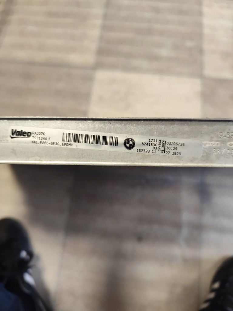 Радіатор води bmw 3 f30 31 2012-2019 nr оригінал 17118741830 Зі Шроту