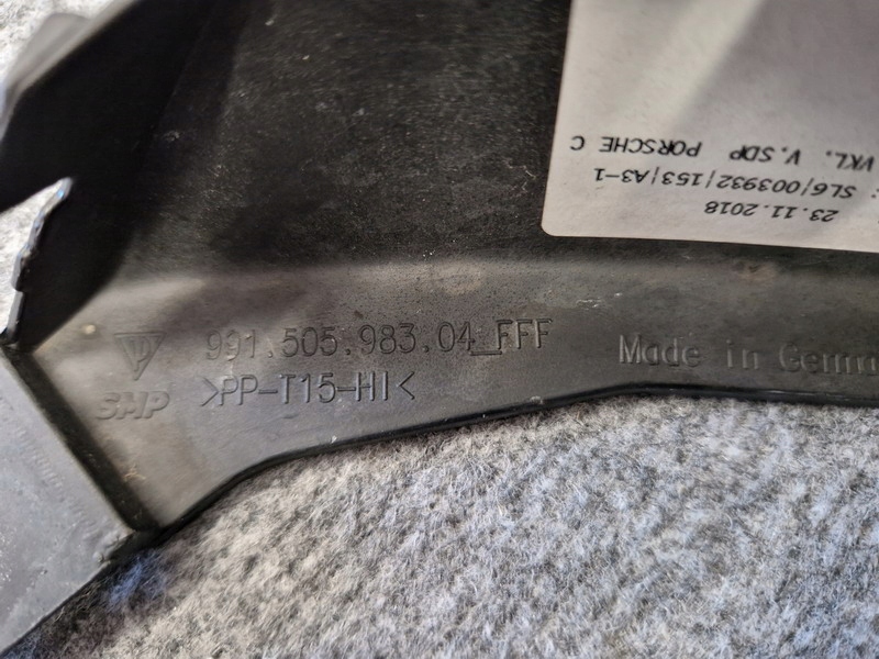 Porsche carrera 911 991 lift 99150598304 спойлер бампера перед оригинальный номер Киев