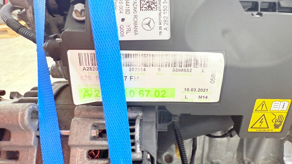 Mercedes w118 w177 w247 h247 двигун комплектний  282914 150km 1.3cgi 163km Зі Шроту