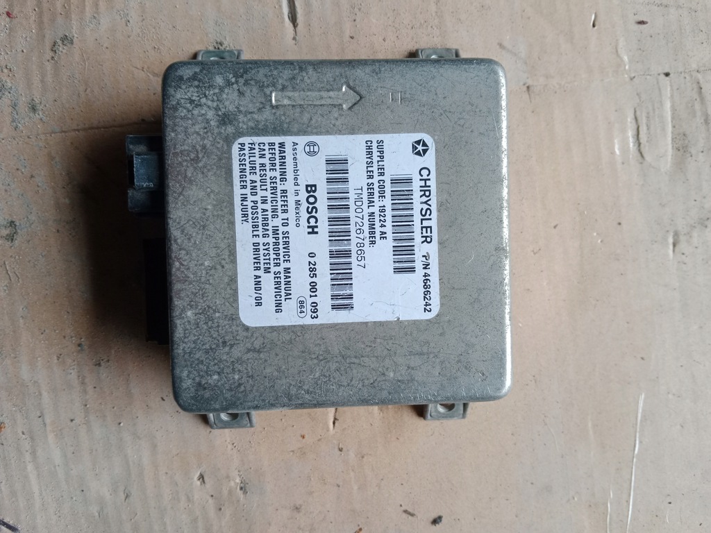 фото №1, Модуль датчик подушка безопасности chrysler 0285001093