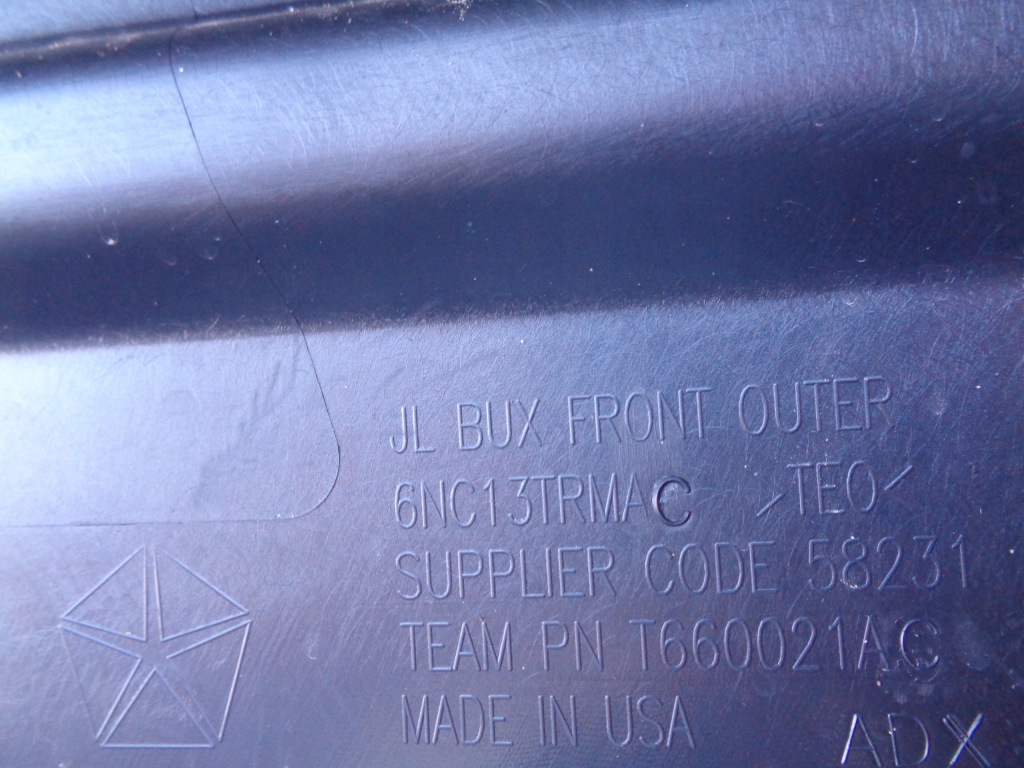 фото №11, Бампер передний jeep wrangler iv 18- jl + противотуманные фары nr 42924