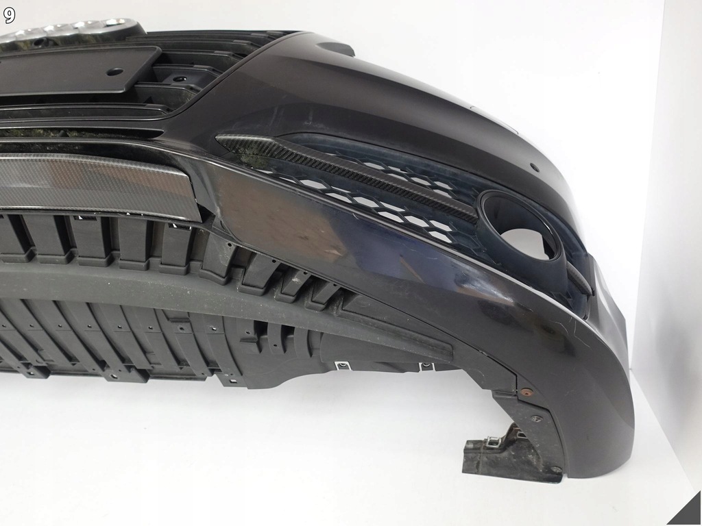 фото №10, Audi s8 plus 4h0 d4 15-17 бампер решітка радіатора спойлер карбон перед демонтаж y9t