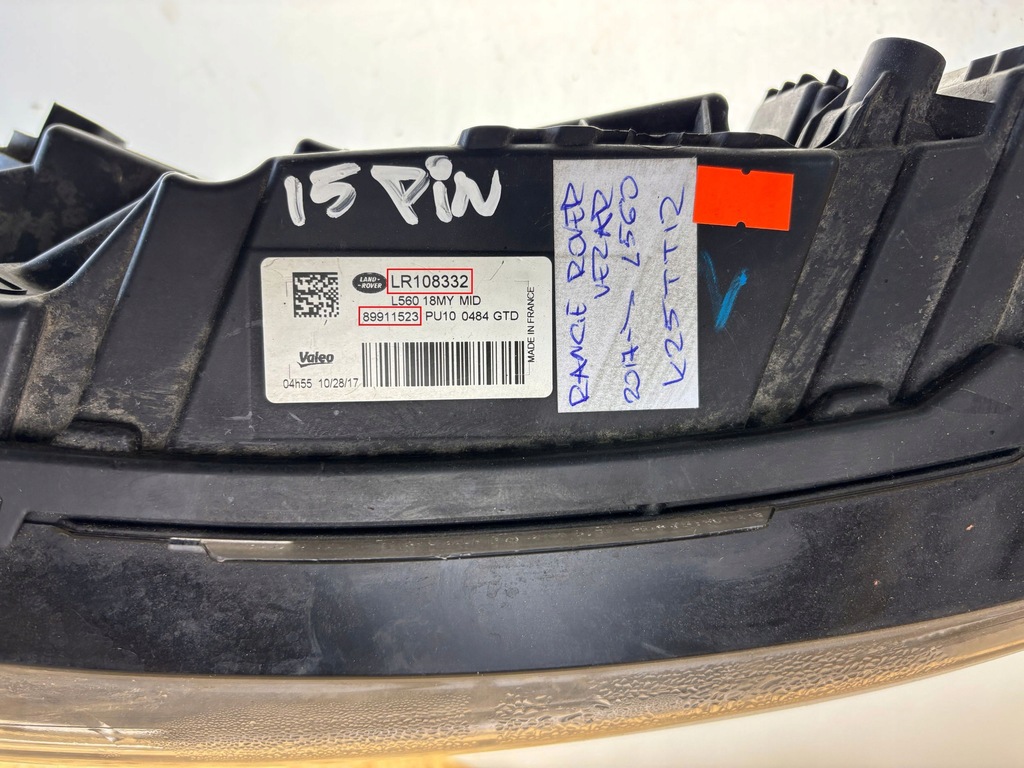 фото №13, Land rover range rover velar 2018 лампы передние