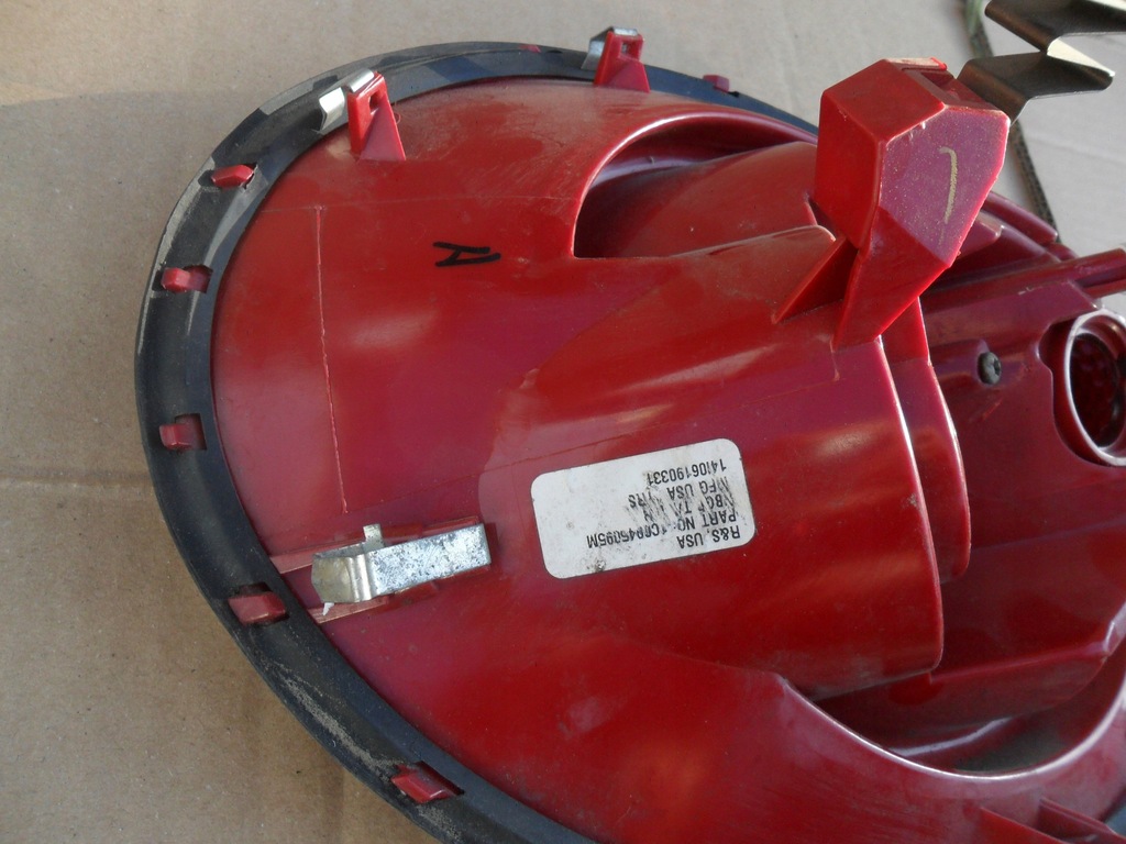 фото №6, Vw new beetle lift 06- лампа ліва задня 1c0945095m