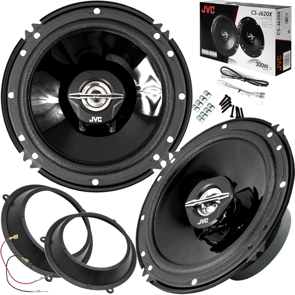 фото №1, Динаміки автомобільні jvc 300w do fiat panda 165mm