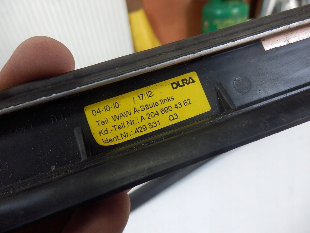 фото №10, Mercedes glk молдинг прокладка скло ліва права