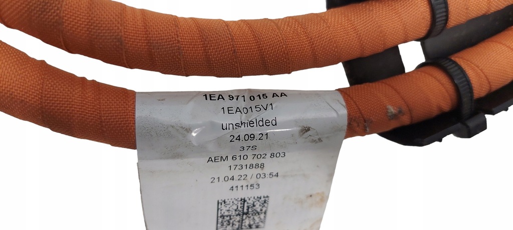 фото №5, Vw id4 id.4 21r жгут электропроводка шланг аккумулятора 1ea971015aa