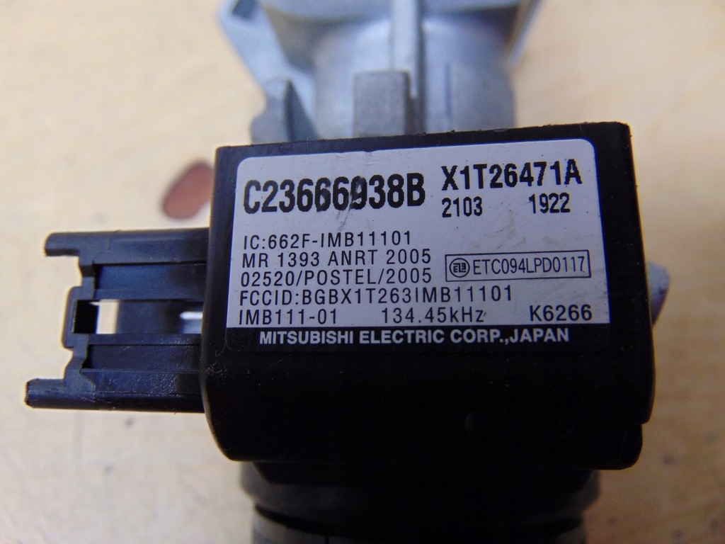 фото №11, Замок запалювання ключ mazda 3 bl 2009- 3m51-3f880-ae