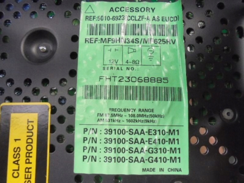 фото №3, Honda jazz ii gd радіо cd lift 39100-saa-g412