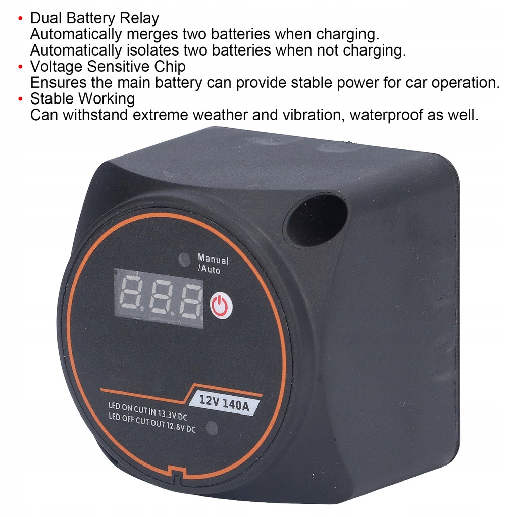 фото №10, Изолятор сепаратор двойного аккумулятора 12v 140a