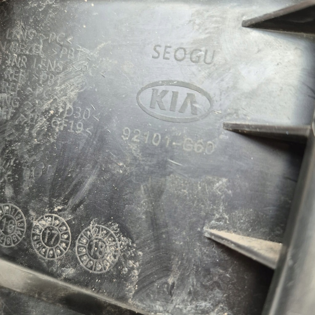 фото №7, Kia picanto iii 17- лампа левая перед передняя обычная 92101-g60