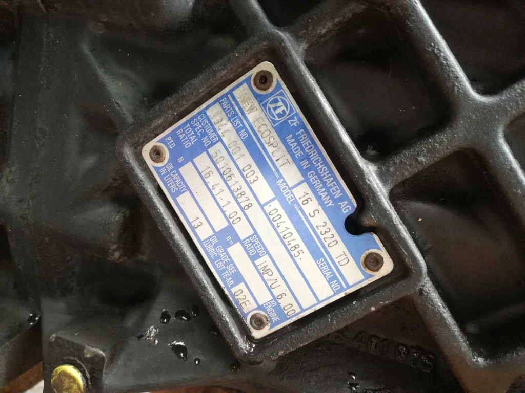 фото №2, Коробка передач передач renault 16s2320td 6000 zł netto