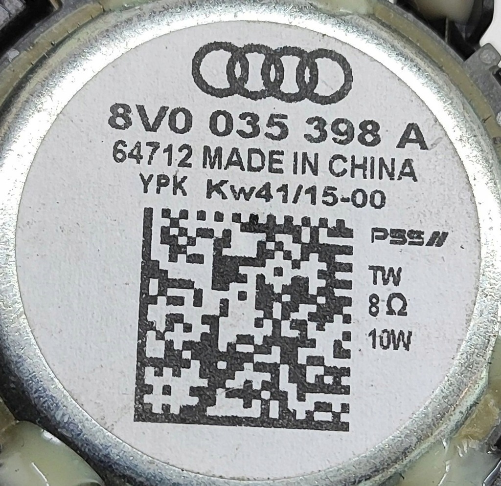 фото №7, Audi a3 s3 8v 2016 левая сторона динамик дверь передних