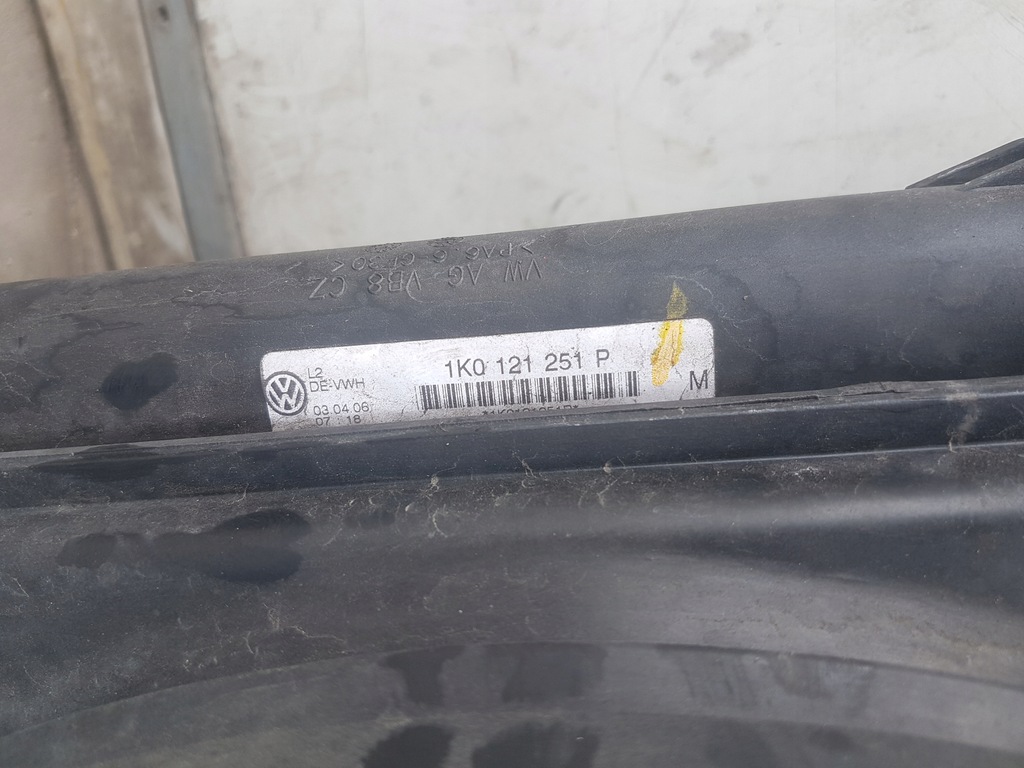 фото №5, Seat leon 2 ii 04-09r 1.6 8v радіатор вентилятори