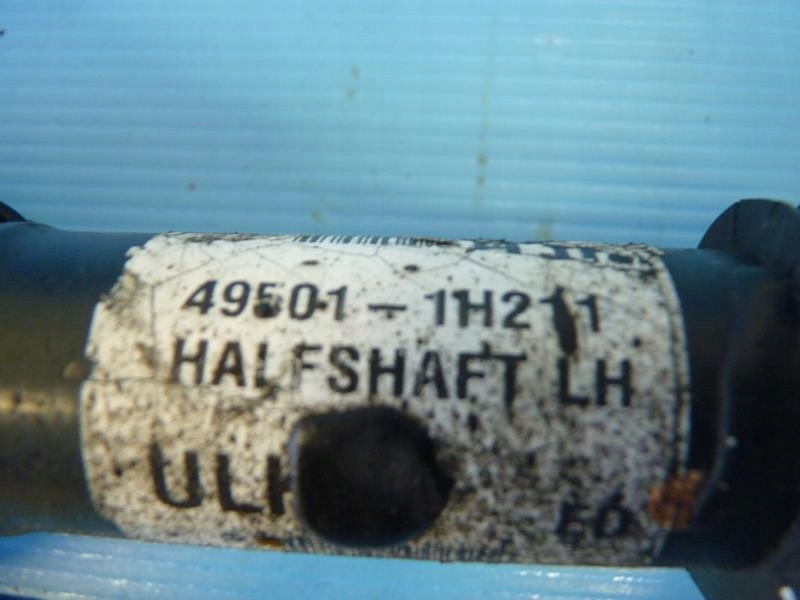 Приводной вал kia ceed левая 1.6crdi 49501-1h211 Оригинал