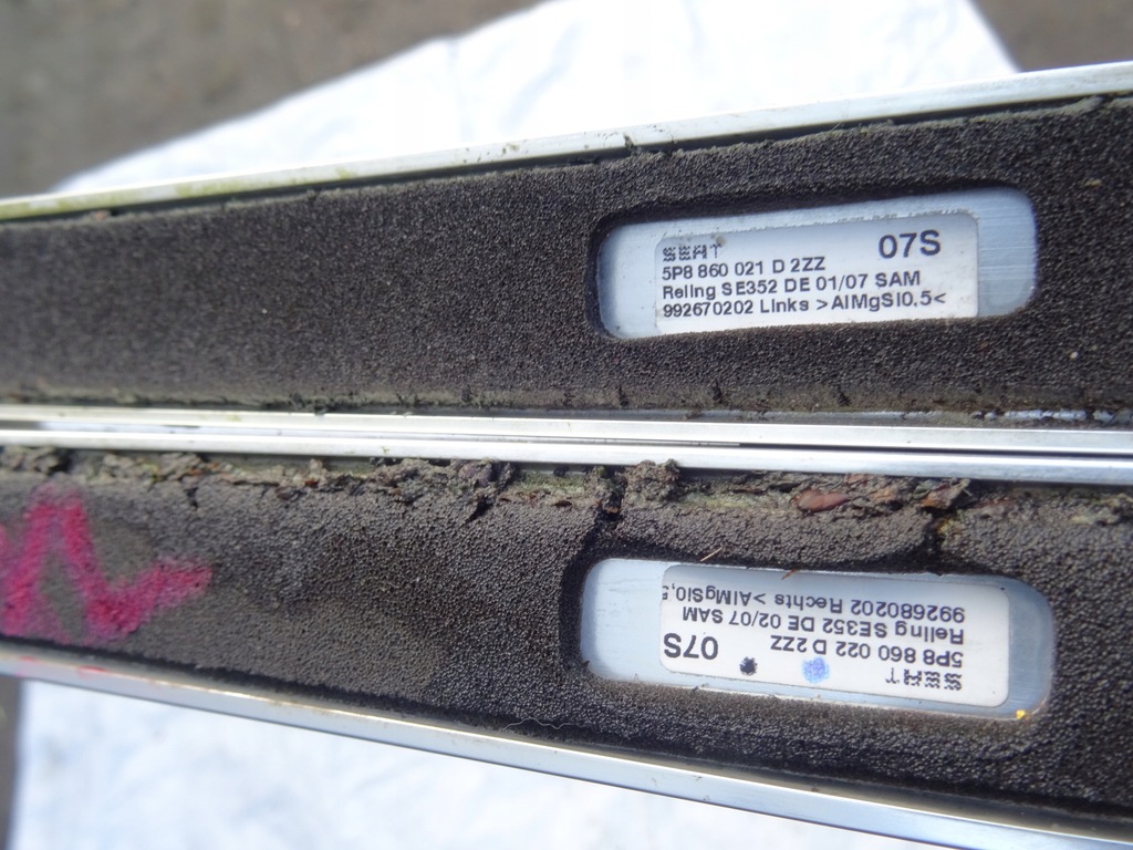 фото №7, Рейлинги listy dachowek хром seat altea xl 5p8