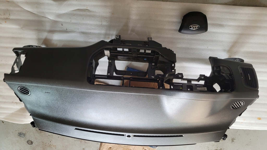 фото №7, Консоль панель приладів панель приладів +2x подушка + 2x pas kia rio iii 11-16 демонтаж oryg