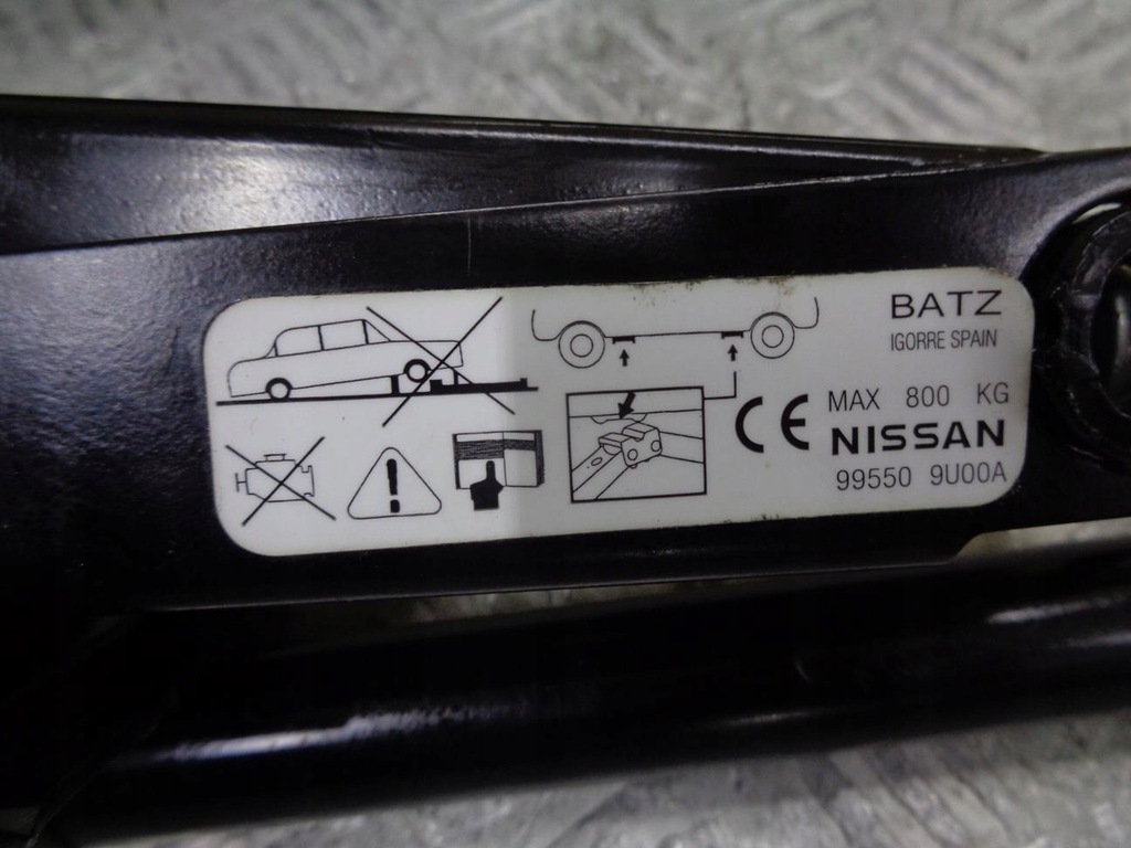 фото №6, Вкладиш колеса запасного пінополістирол набір домкрат nissan note 1 i e11 2006-