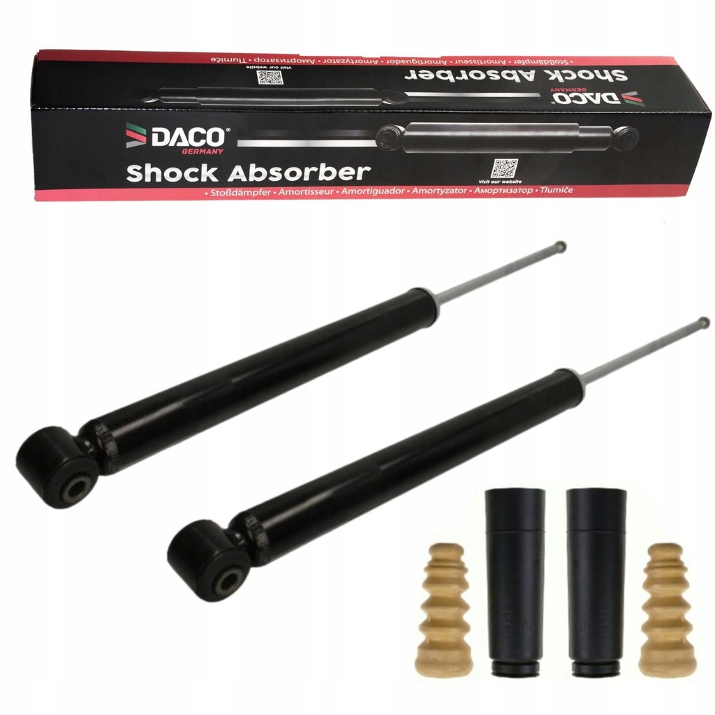 фото №1, 2x амортизаторы задняя ford fiesta v mk5 mazda 2 + osł. отбойники daco