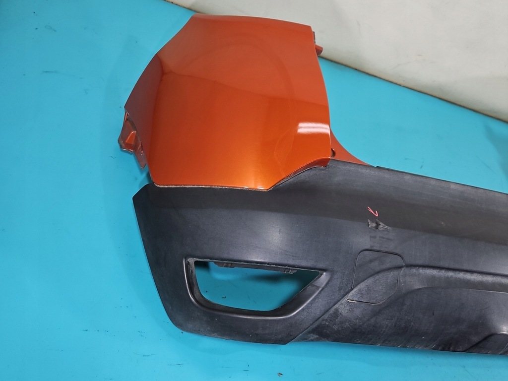 фото №10, Бампер задняя renault captur i 13-17 оранжевый bixnq