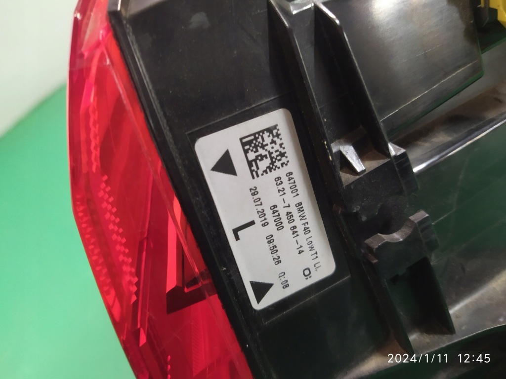 фото №10, Лампа левая задняя задняя bmw 1 f40 19r 7450641