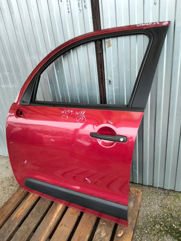 фото №13, Двері ліва лівий перед citroen c3 picasso колір kjcc 2008-2012