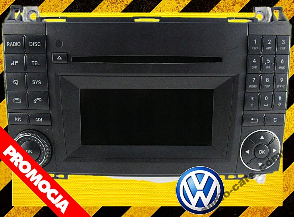 фото №1, Радио vw crafter mp3 cd tel mf2920 - fv